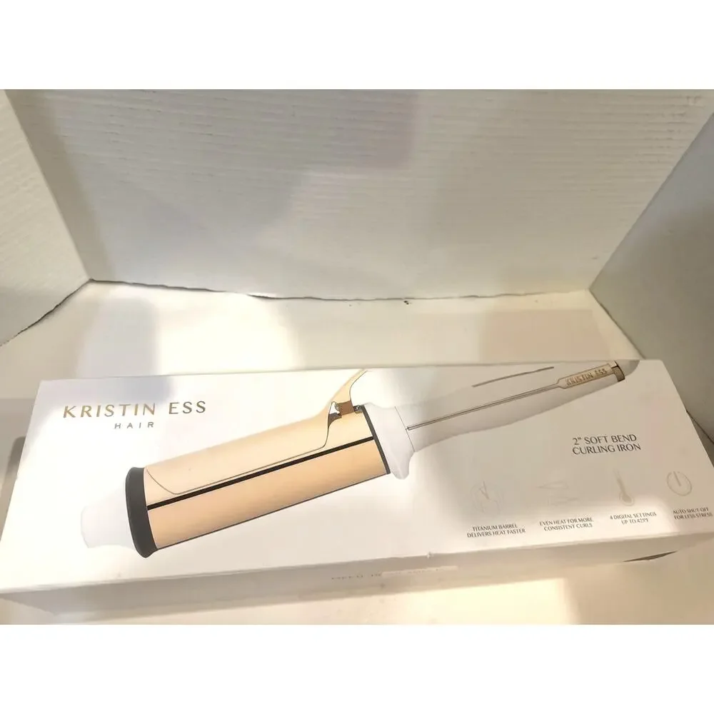 Kristin Ess Hair 2 Inch Titanium for Big Waves Large Barrel Curling Iron